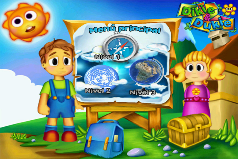 Screenshot Dikie & Dukie: Learn Geography in Spanish Screenshot Dikie & Dukie: Learn Geography in Spanish